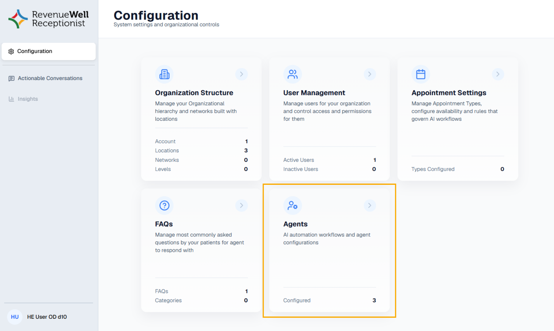 agents config page.png