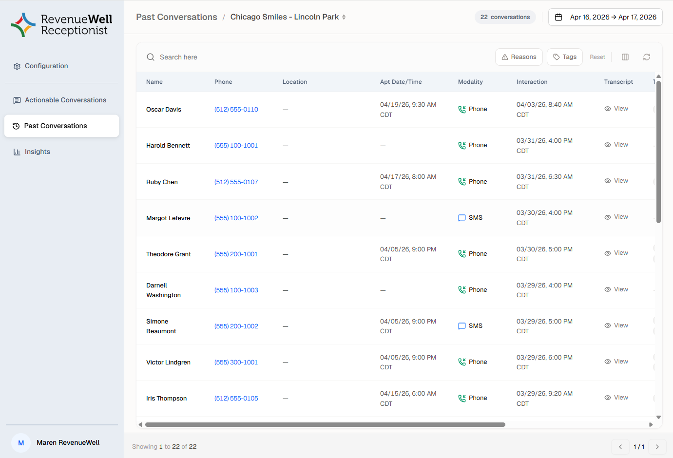 past conversations overview.png