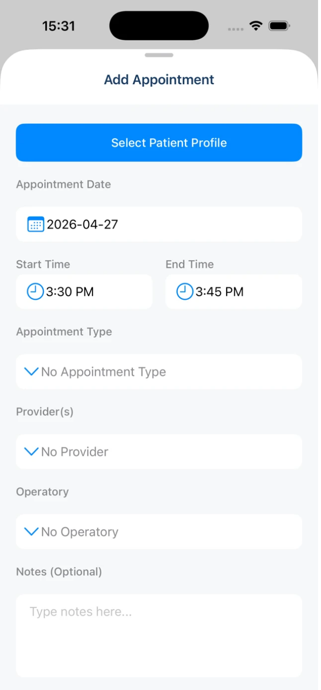 OTG app add appointment page.png
